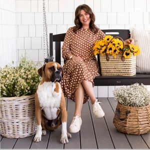 Jillian Harris Polka Dot Dress Size small